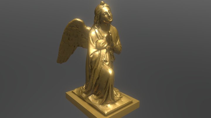 Angel Clasp Hand 3D Model