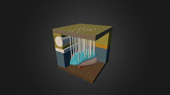 Nutrient Injection for Subsurface Groundwater.. 3D Model