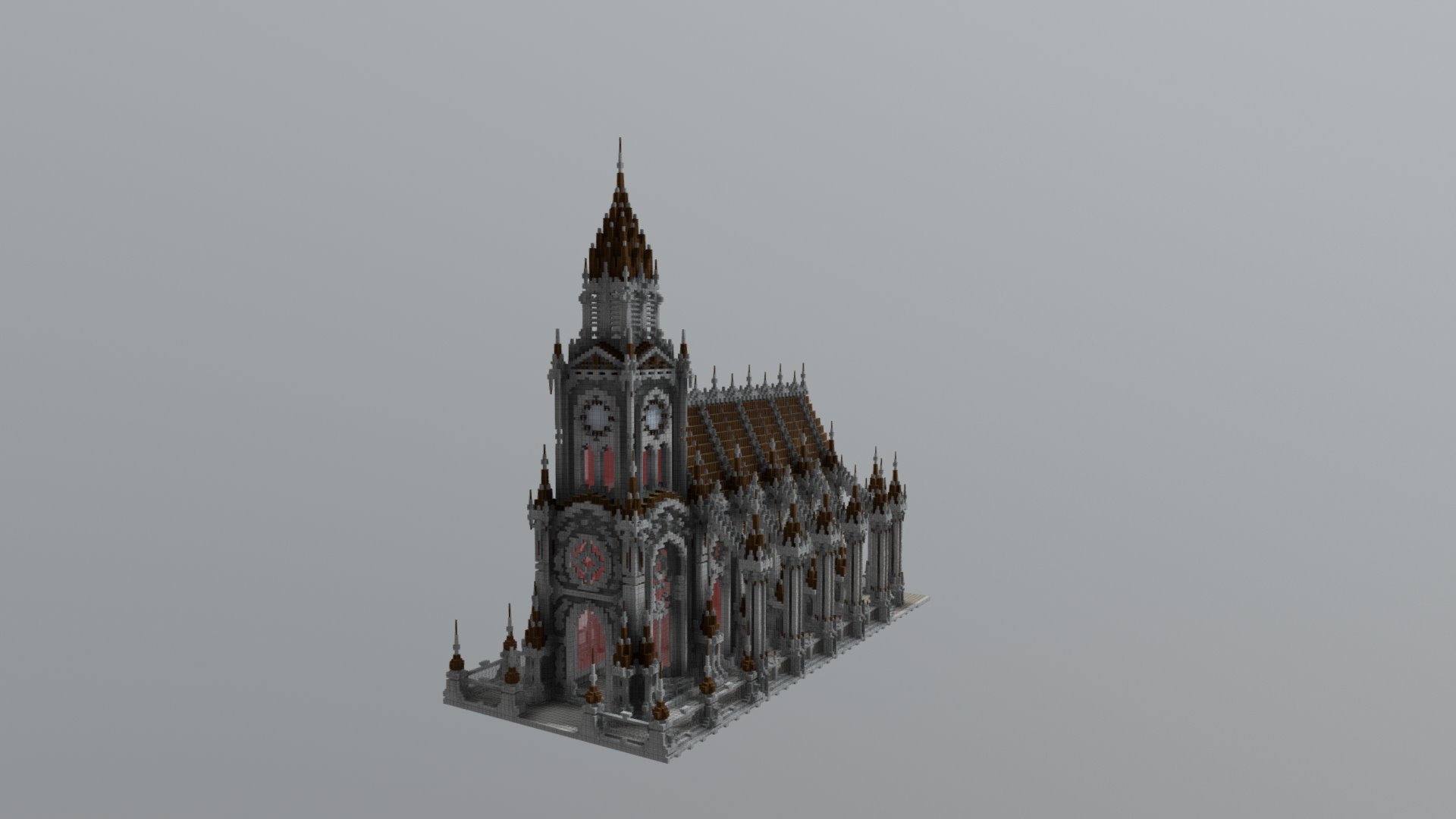 minecraft medieval church schematic