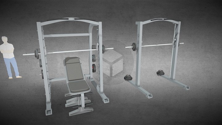 史密斯-Smith training equipment 3D Model