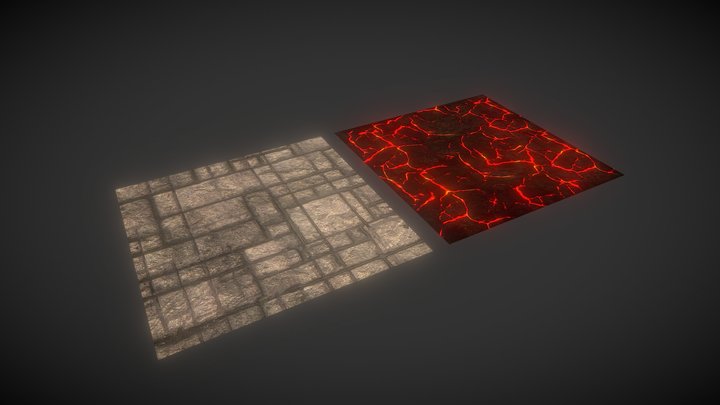 Material Scene 3D Model