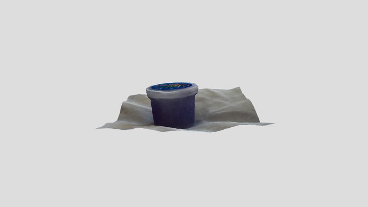 Glittery Slime 3D Model