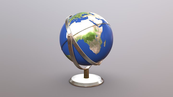 Globe 3D Model