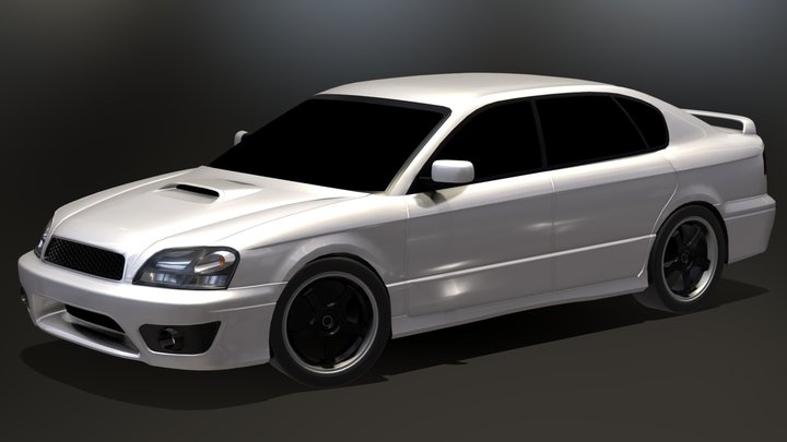 2002 Subaru Legacy B4 3D Model