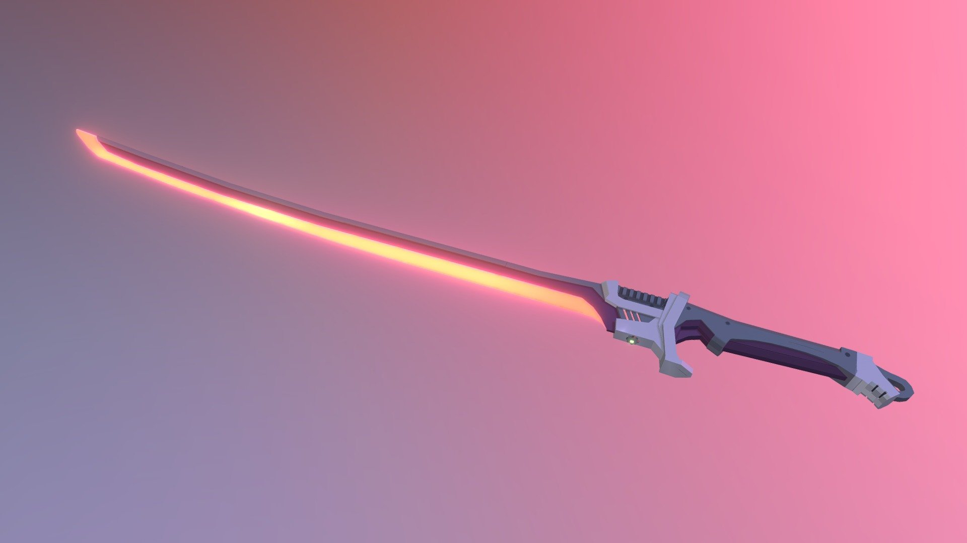 Sci-Fi Sword - 3D model by SilverSister [730f4d9] - Sketchfab