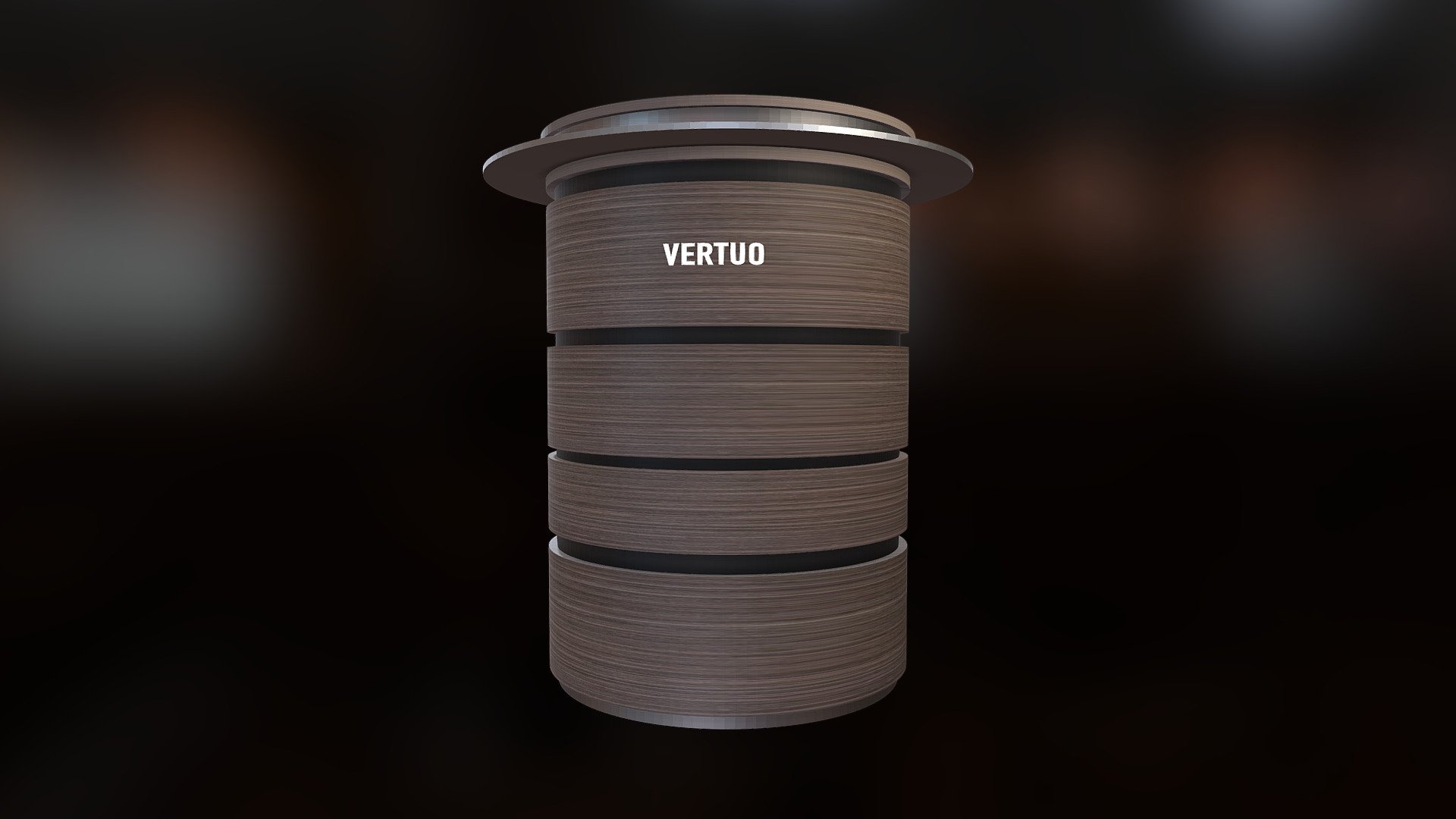 MUEBLE EXPO NESPRESSO VERTUO — Sketchfab embed 3D viewer