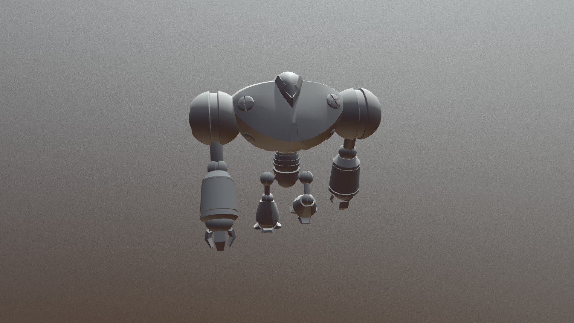 Robot B Walk Cycle Animation - 3D Model By StaciaHoneyArt ...