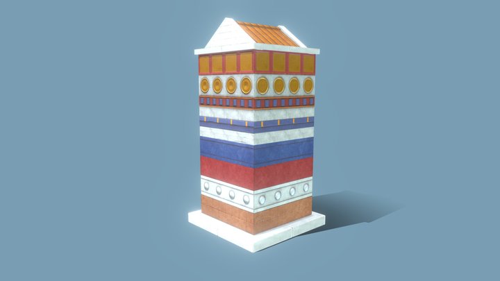 Ancient Greek Trim/Tile sheets 3D Model