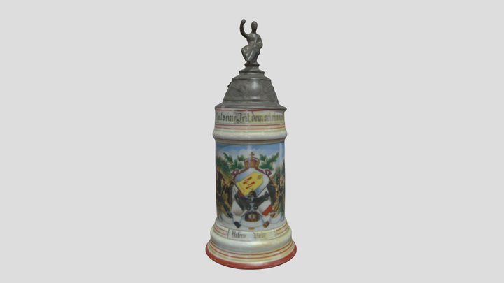 Reservistenkrug Pelz 3D Model