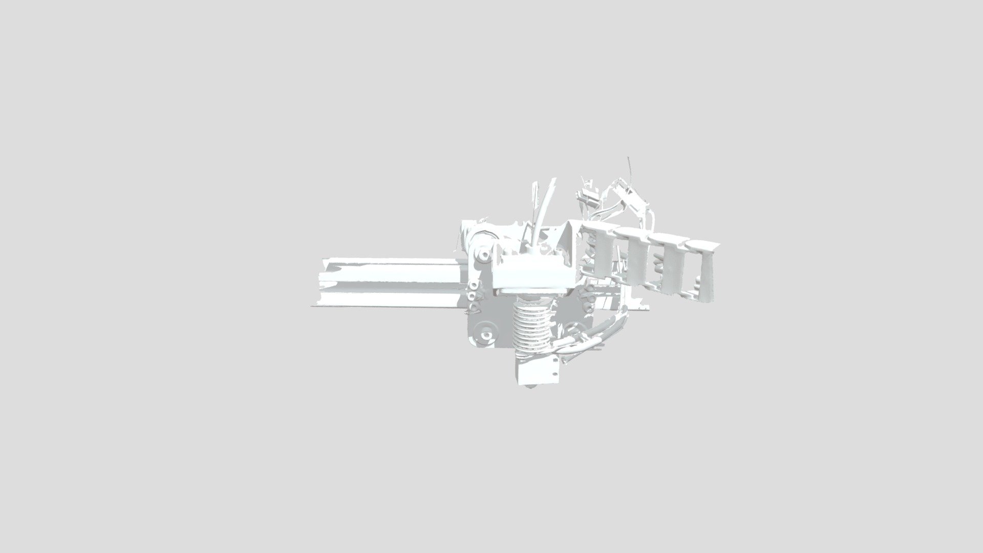 Fusion F410 print head aligned to origin for CAD