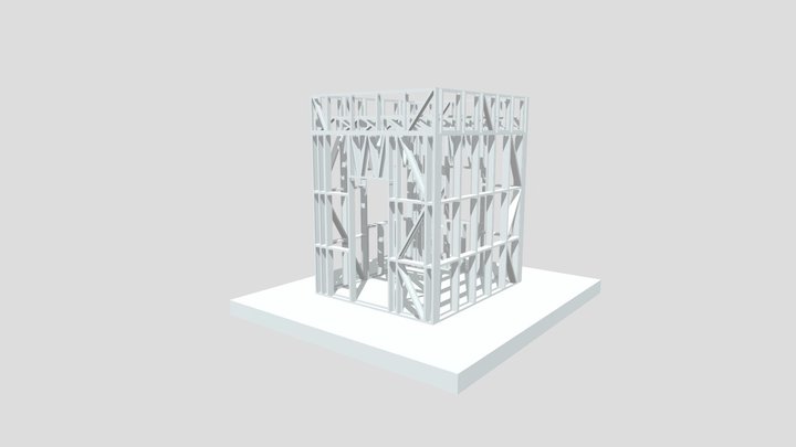 Ткацкая КПП 9кв 3D Model