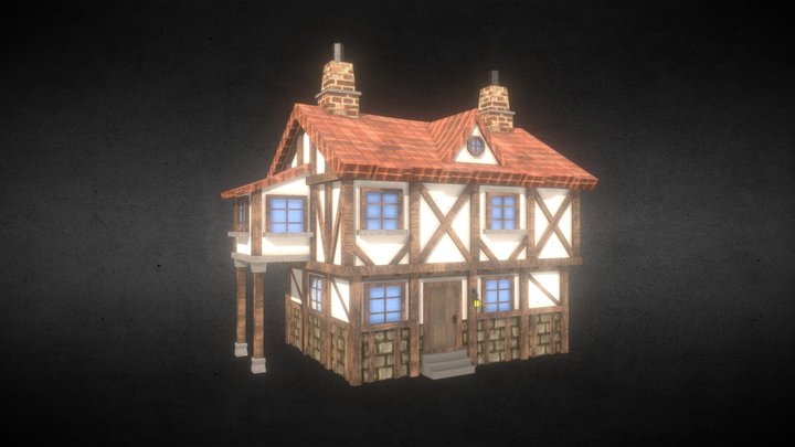 Medieval House 3D Model