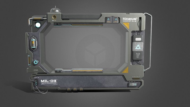 Sci-Fi Display No.2 3D Model