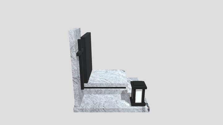 KAM-BRUX pomnik urnowy Wałbrzych 3D Model