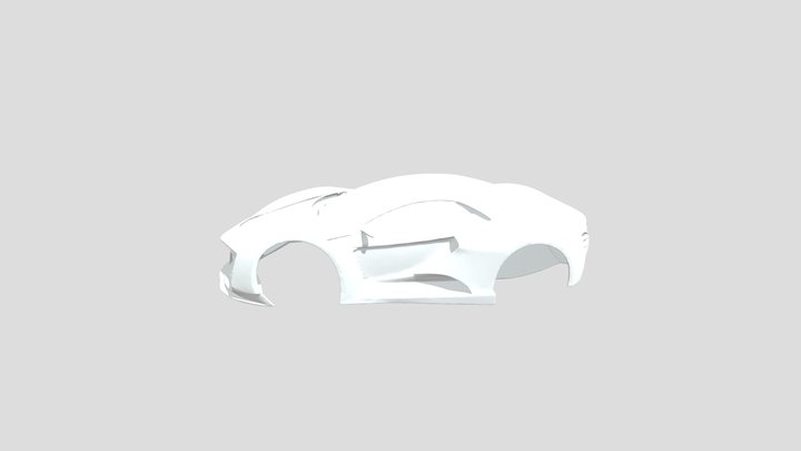 Neon Speedster 3D Model