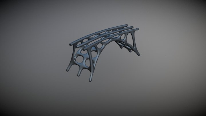 T-Spline-Bridge 3D Model
