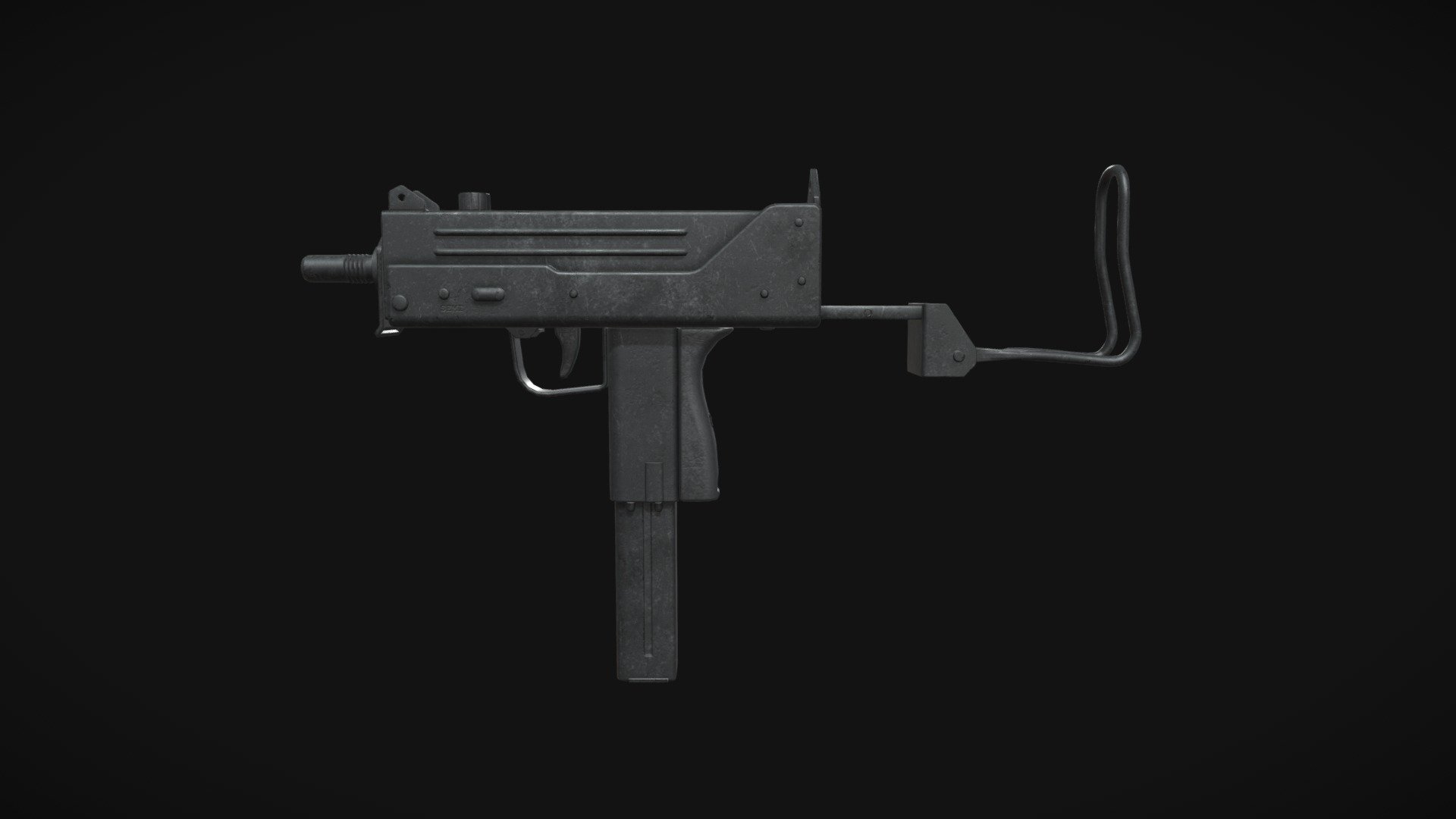 MAC-10 - Download Free 3D model by PatrykKamionka [73171a0] - Sketchfab