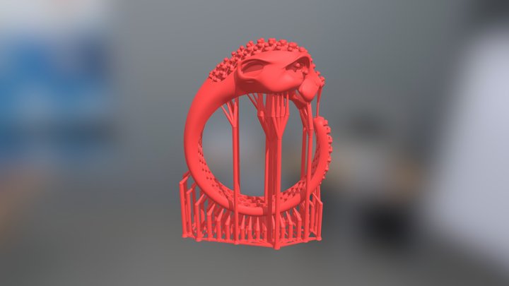 Panther Ring 3D Model