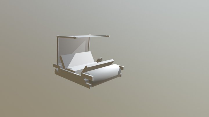 Flintstones Car 3D Model