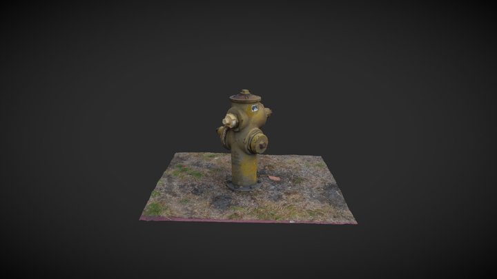 Los Angeles Fire Hydrant 3D Model