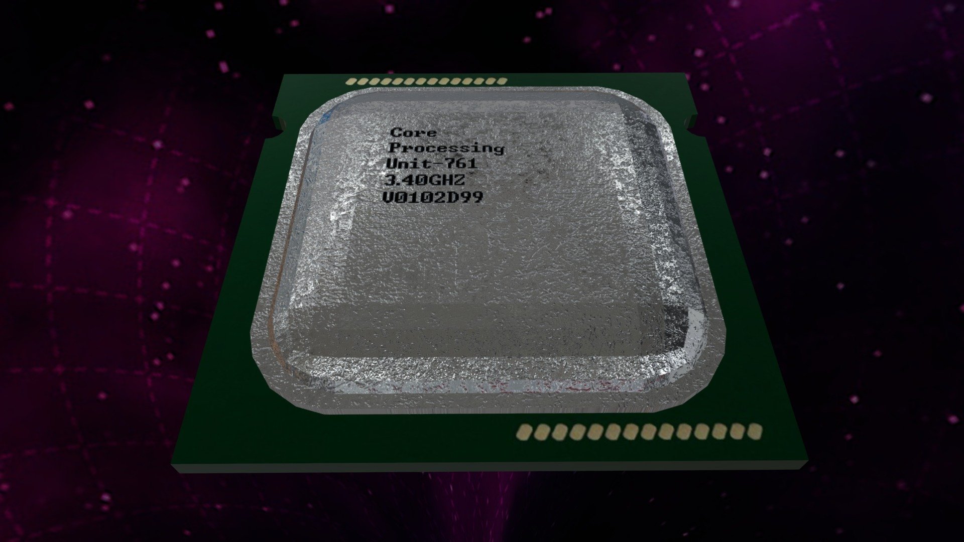 Core Processing Unit FBX Low Poly FREE - Download Free 3D model by ...