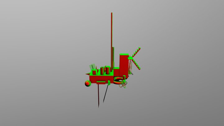 Satillite (3dsmax) 3D Model