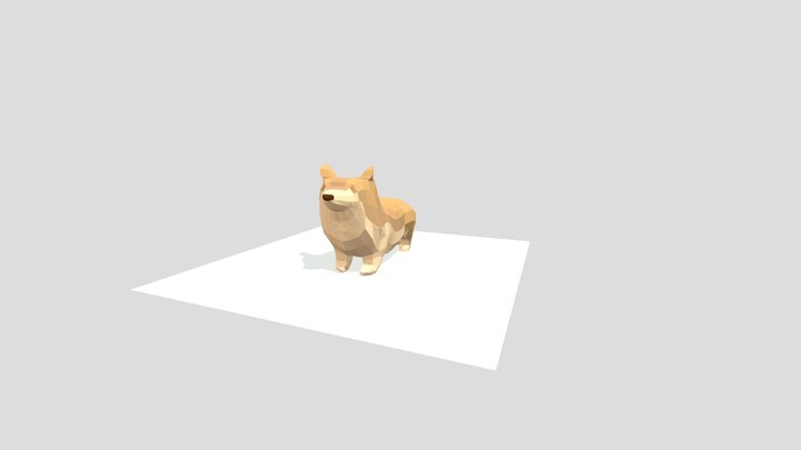 Corgi 3D Model