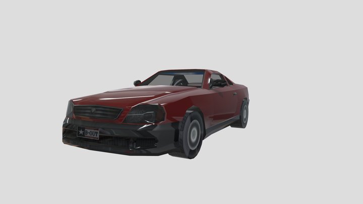 sedan (burnout 3) – Free 3D Model STL