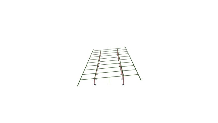Reforço Estrutural de Cobertura 3D Model