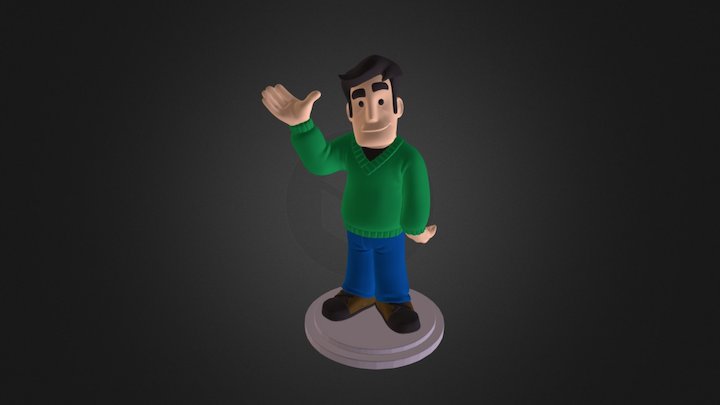 Marco Fustella from "Giocomics" 3D Model