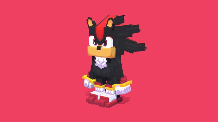 Shadow the hedgehog 3D Model