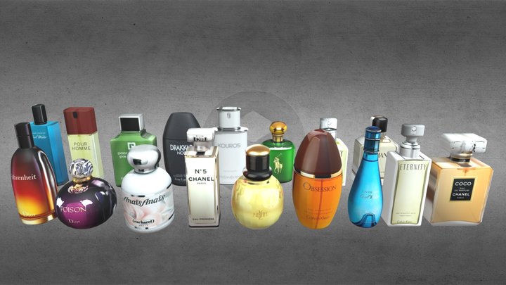Perfume pack – Modelo 3D gratuito STL