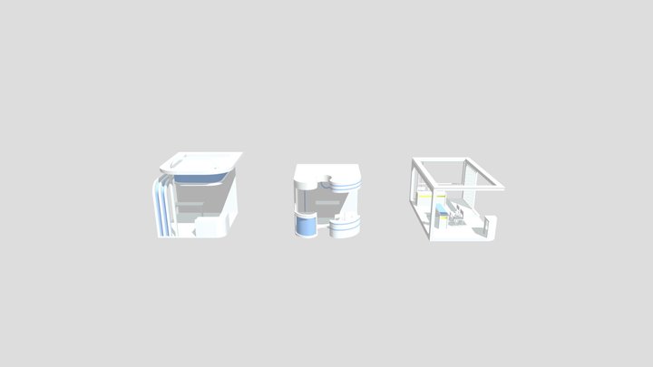 booth 3d modelling 3D Model