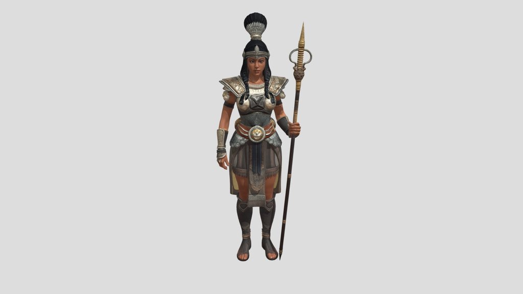 Inanna Warrior Queen Figurine STL | Sumerian…
