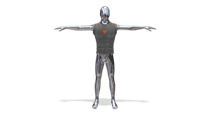 Manequin Vest - ( Rigged ) 3D Model