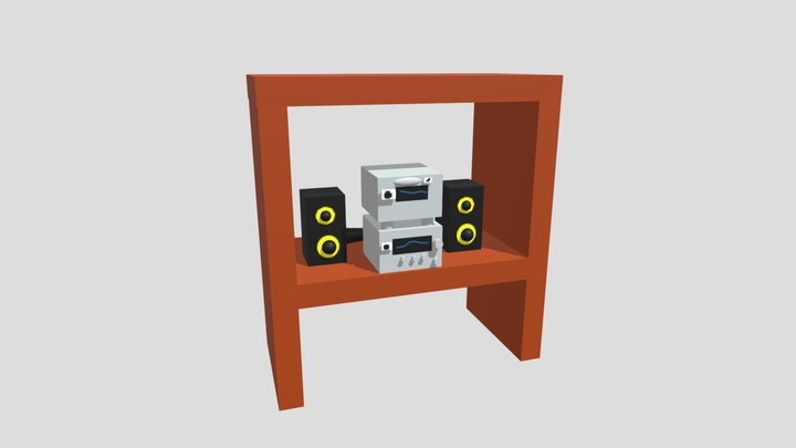 home sound system 3D Model
