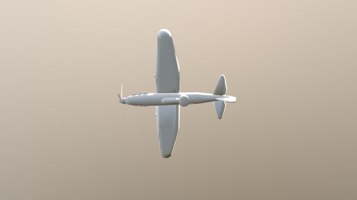 Airplane 0007 Off 3D Model
