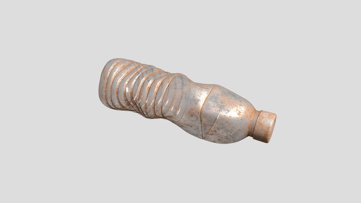 Plastic Water Bottle 3D Model