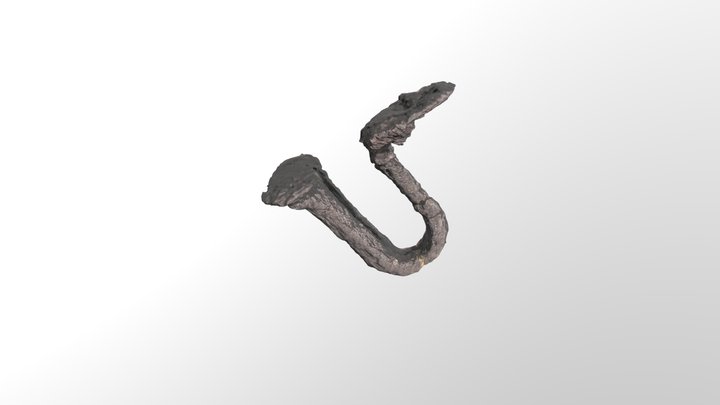 U-shaped handle likely 9th-11th century 3D Model