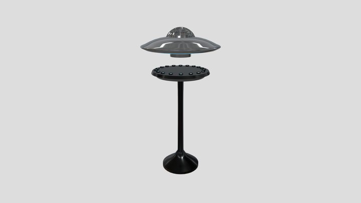 Blender 2 8 UFO Lamp I Made 3D Model