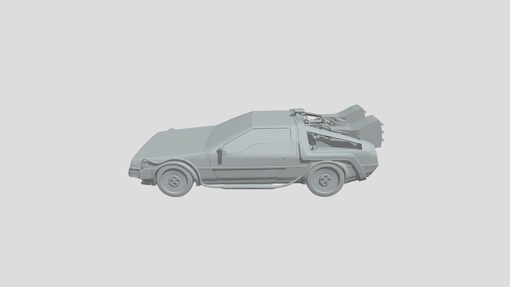 DMC-Delorean 3D Model