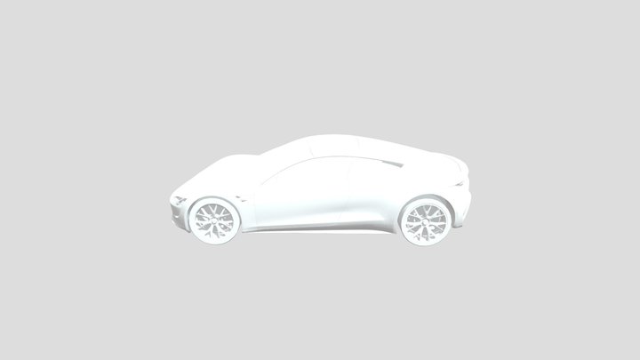 Tesla Roadster 3D Model