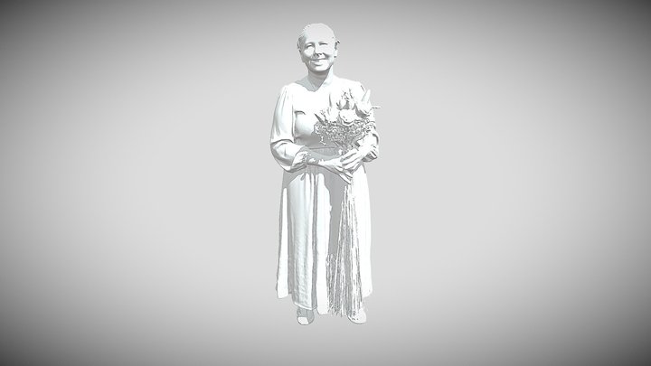 Serene Blooms 3D Model