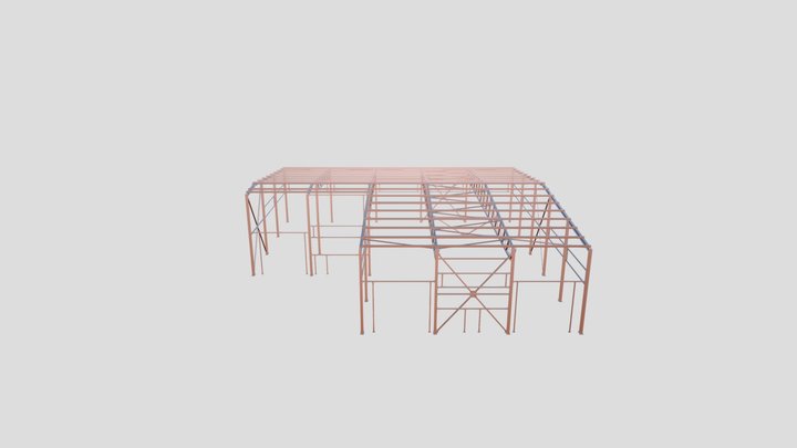 Производственное здание Карлино 3D Model