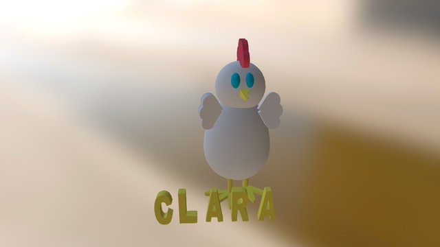 El pollo. Clara González Leal 3D Model