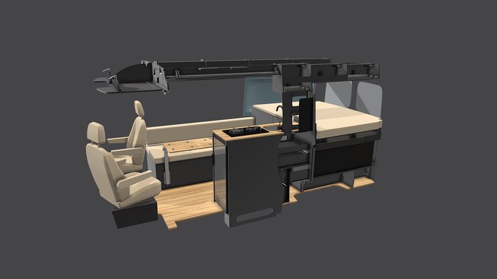 Design 6- Crafter Campervan Evo Design 3D Model