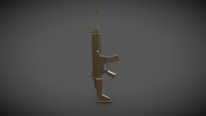 SCAR L high poly 3D Model