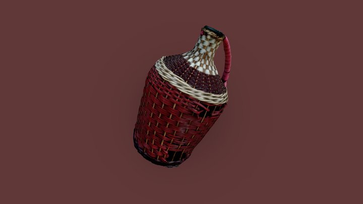 Wine jug model 3D Model