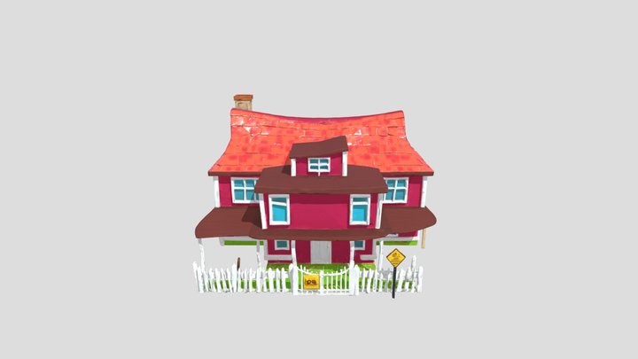 Dark riddle House 3D Model
