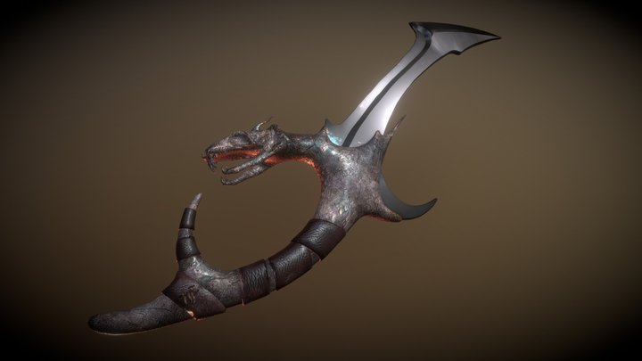 Dagger dragon 3D Model